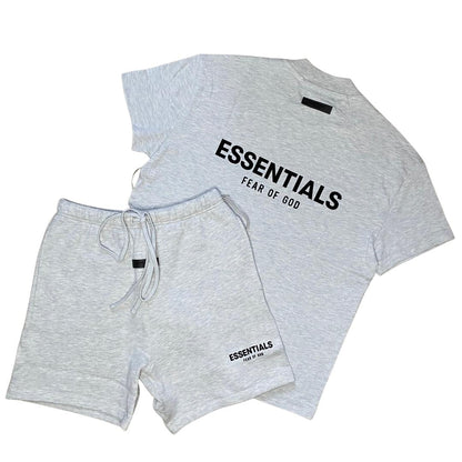 Essentials Set Short Light Oatme