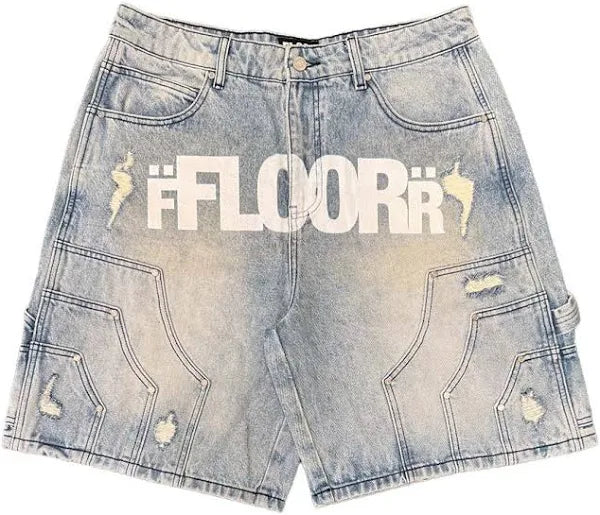 Floor 914 Uniform Jean Shorts