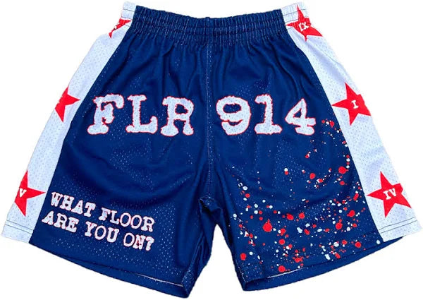 Floor 914 USA Star Shorts (navy)