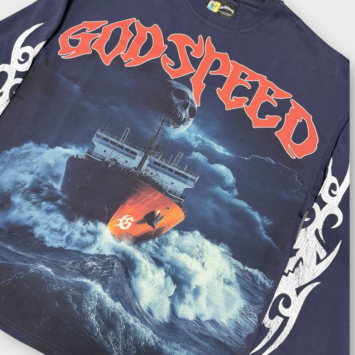 Godspeed Sea Sick LS T-Shirt (Navy)
