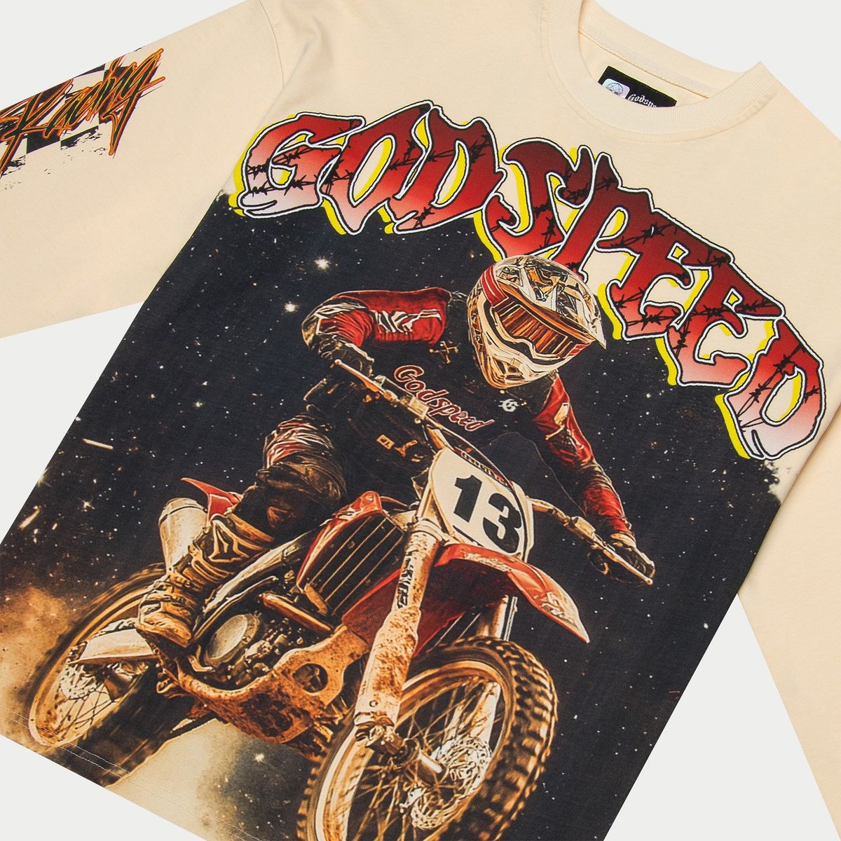 Godspeed Full Throttle LS T-Shirt (Bone)