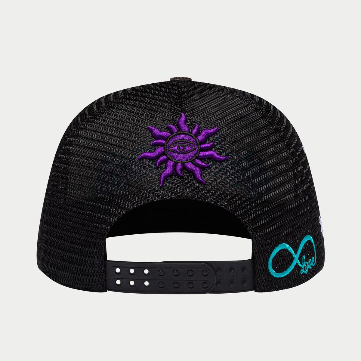 Godspeed Forever Trucker Hat (Teal/Purple) BOOM