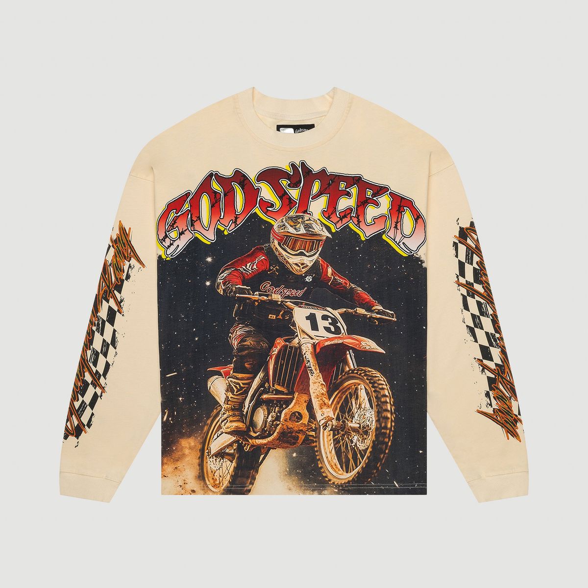 Godspeed Full Throttle LS T-Shirt (Bone)