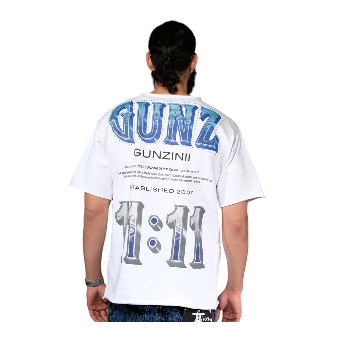 Gunzinii Mens 11:11 Crew Neck T-Shirt