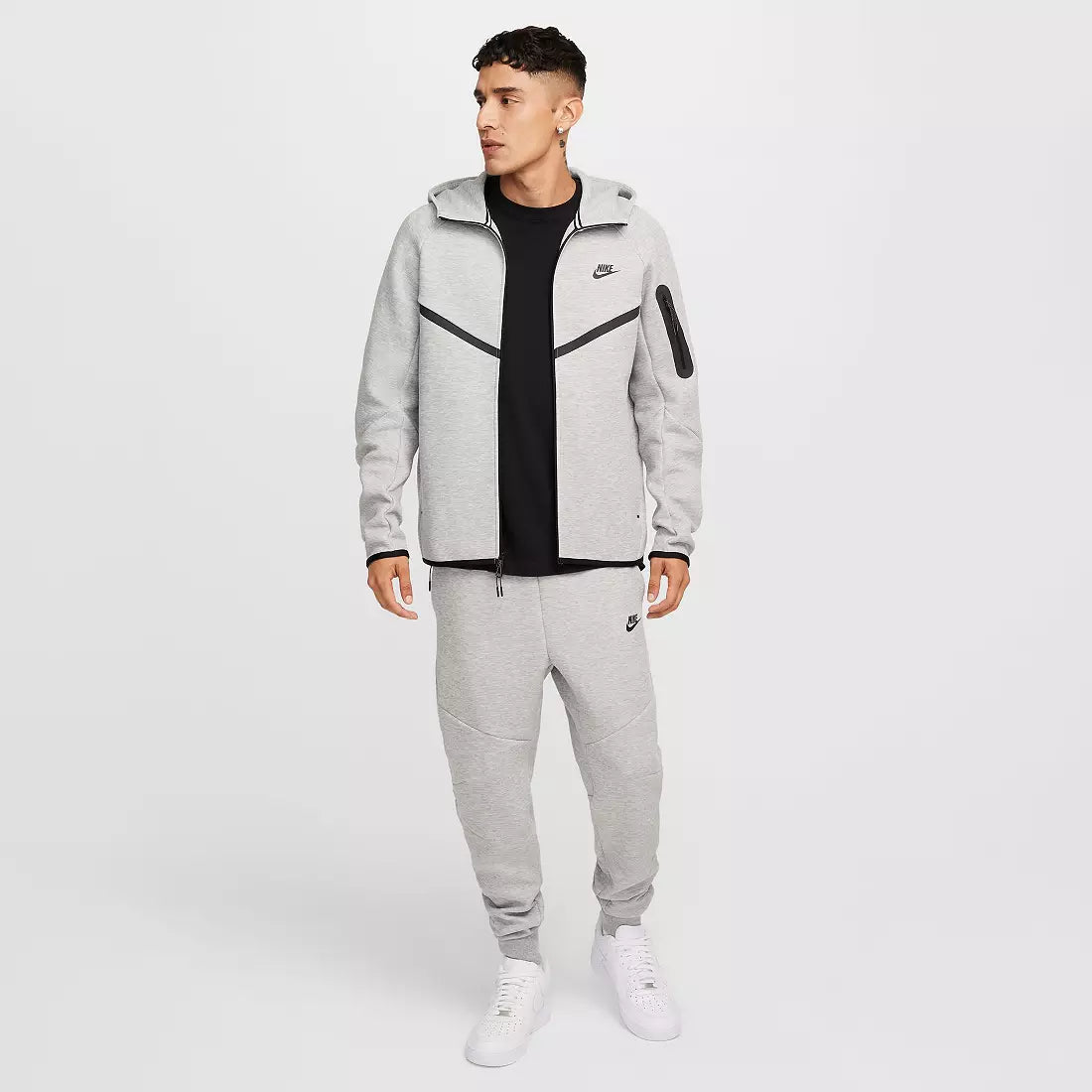 Nike Tech Full-Zip Windrunner Grey Set