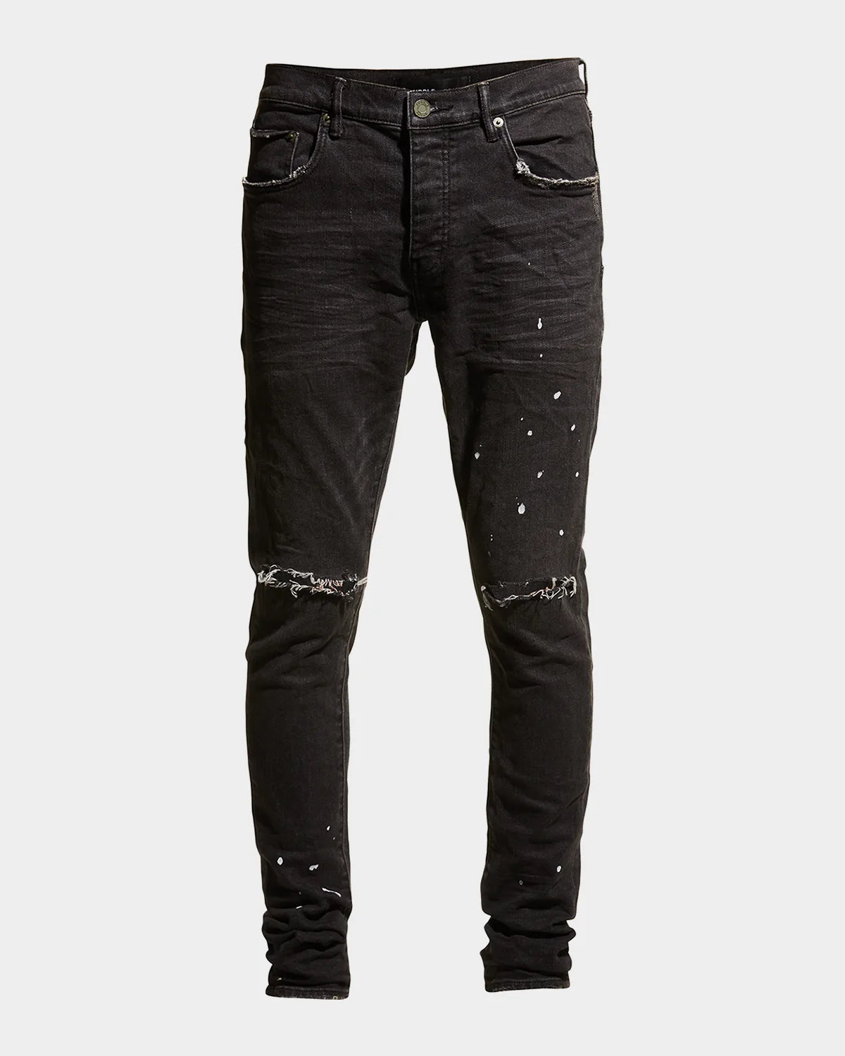 Purple Brand Men's P001 Black Overspray