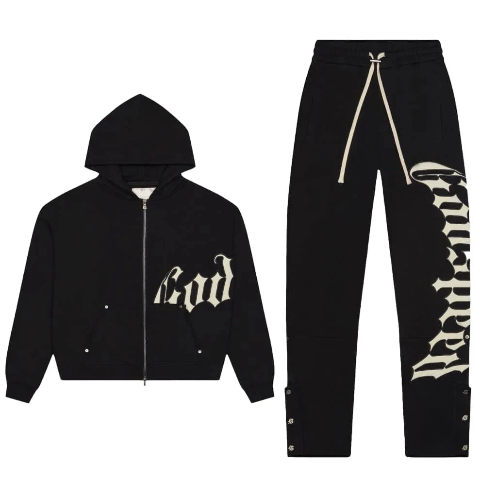 GODSPEED OG Logo Sweatsuit V2 (Black/white)