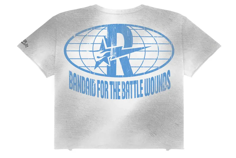 ROUGHPLAY SMILEY FACE T SHIRT - WHITE