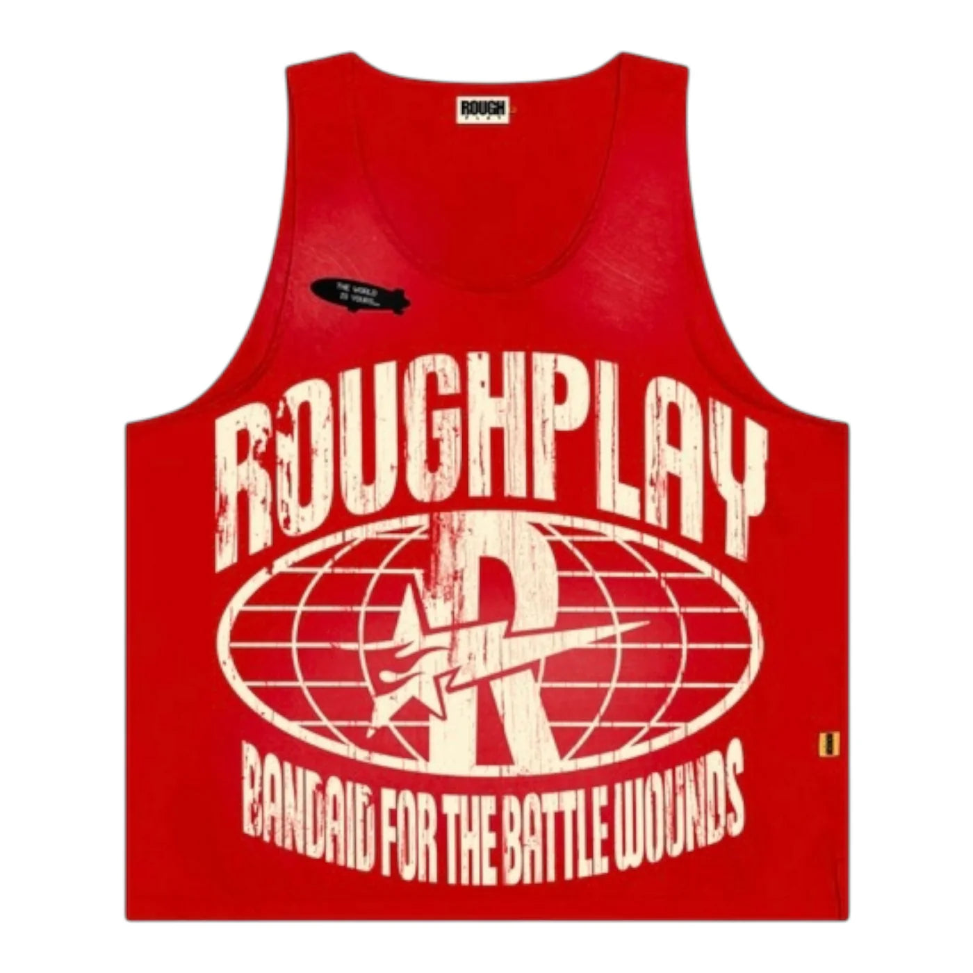 Rough Play "Battle Wounds" Tank red