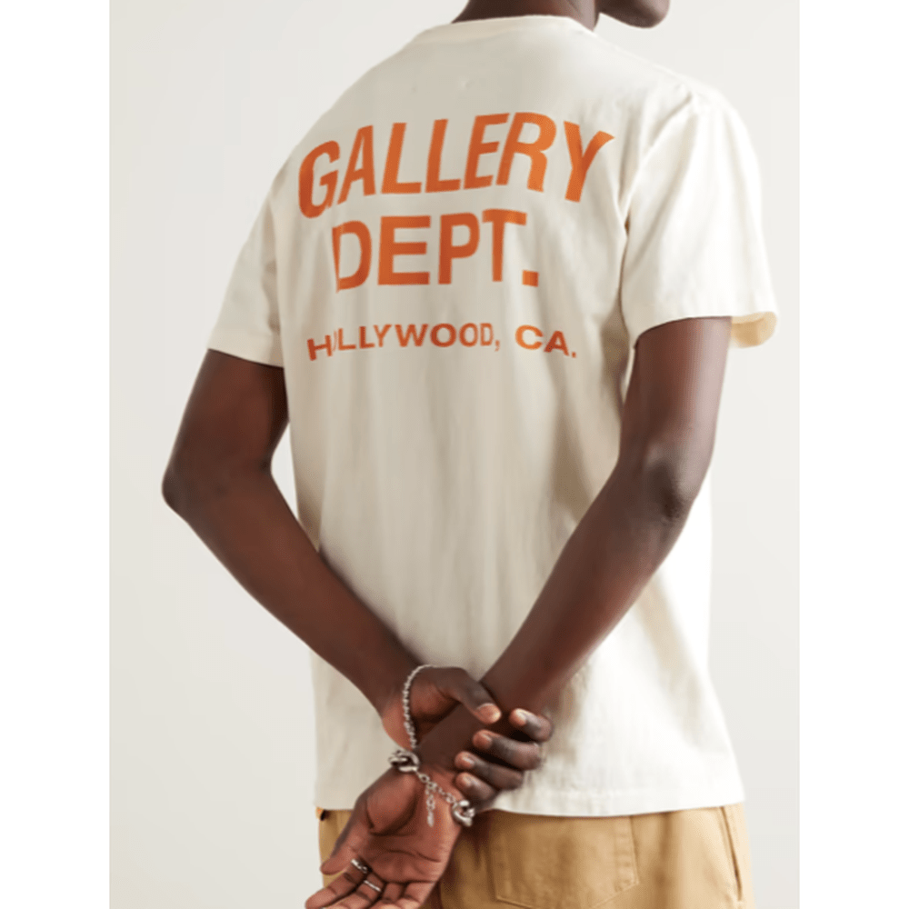 GALLERY DEPT. Logo-Print Cotton-Jersey T-Shirt