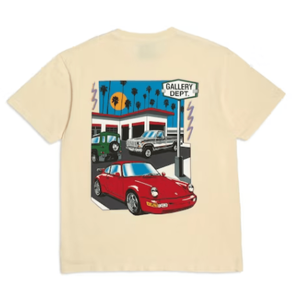 Gallery Dept. Drive Thru Boxy Fit Tee Cream
