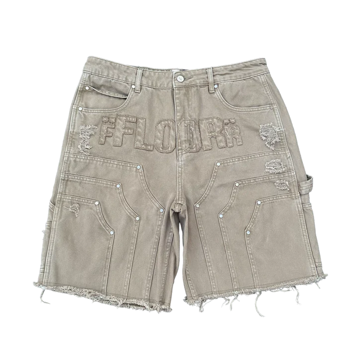 Floor 914 KHAKI WORKMAN JORTS