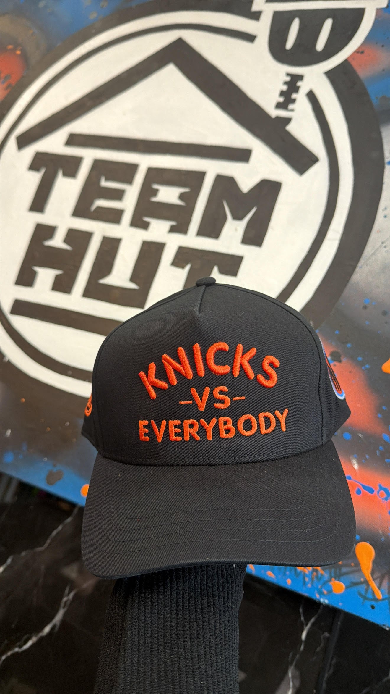KNICKS VS EVERYBODY Black Snapback