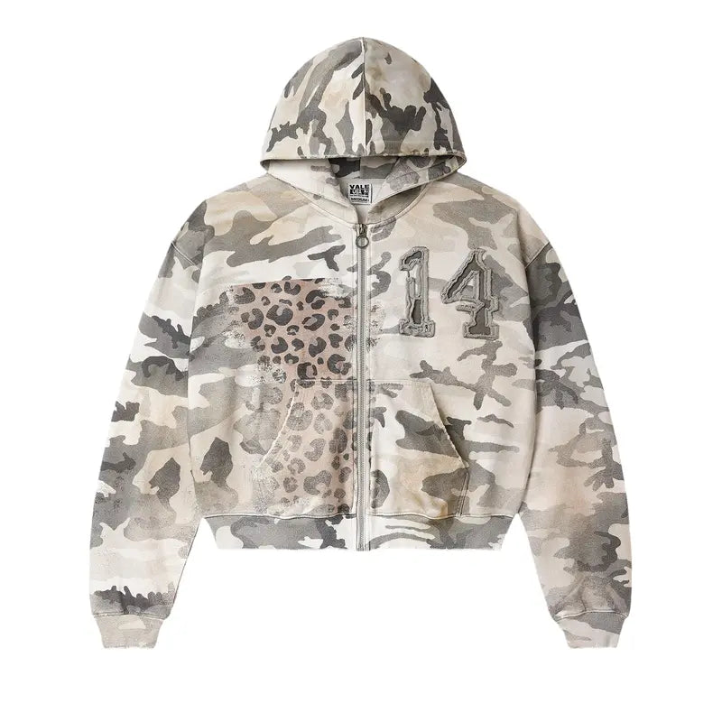 Vale Forever Winter Camo Zip Up 'Off White'