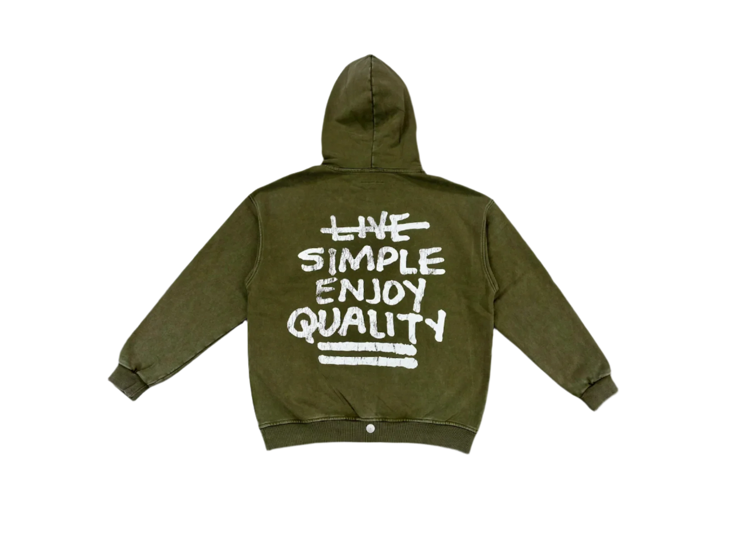 Wave Stoners Dark Olive Hoodie