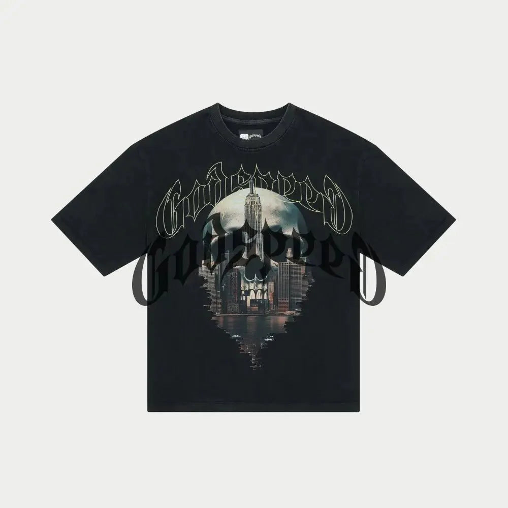 Godspeed Skyline Tee - BLACK