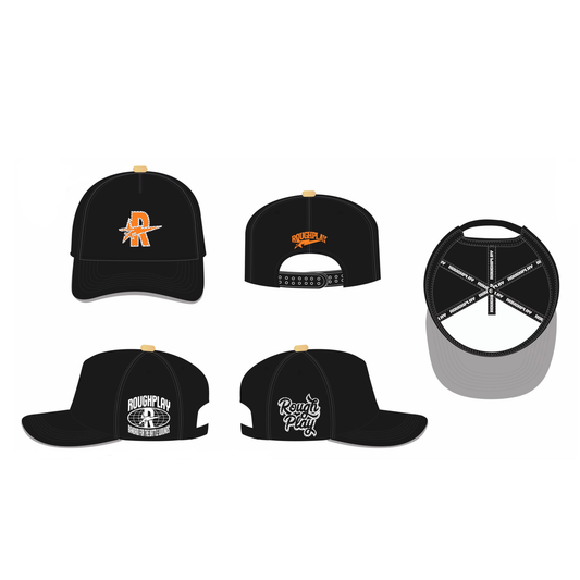 RoughPlay BLACK/ORANGE SNAPBACK