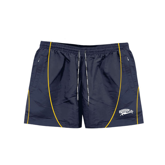 RoughPlay NAVY/GOLD PIPE SHORTS