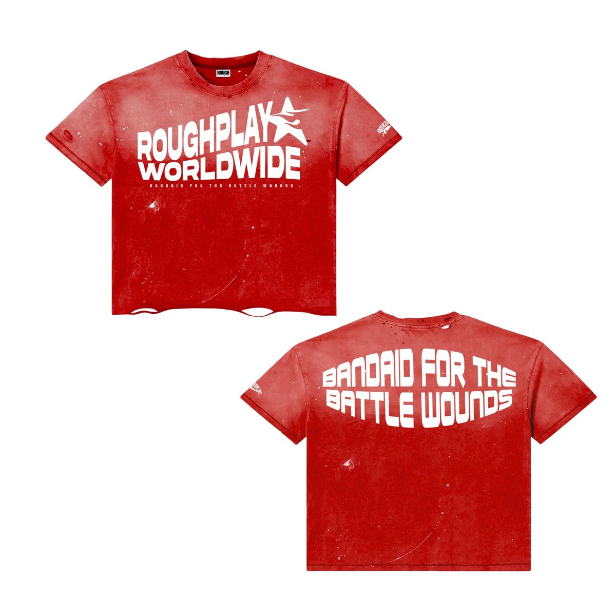 RoughPlay RED/WHITE T-SHIRT