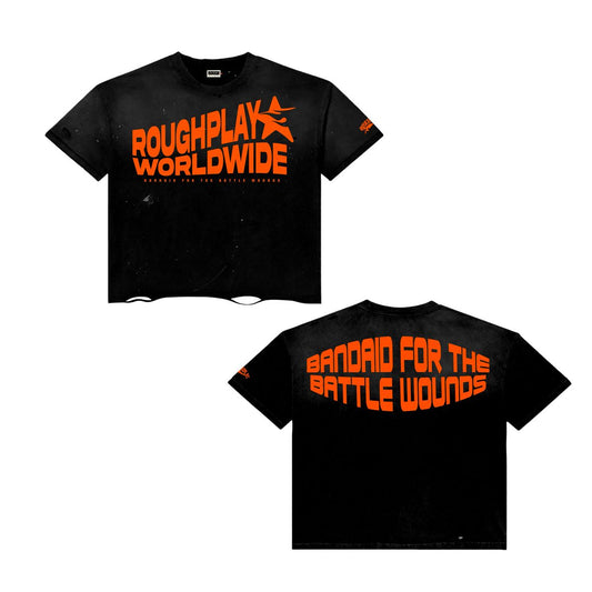 RoughPlay BLACK/ORANGE T-SHIRT