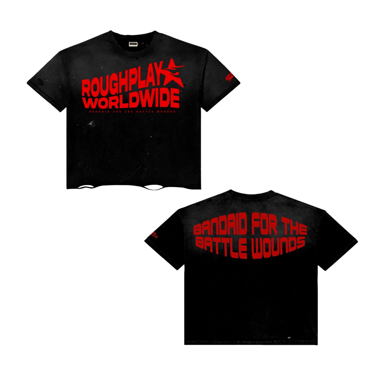 RoughPlay BLACK/RED T-SHIRT