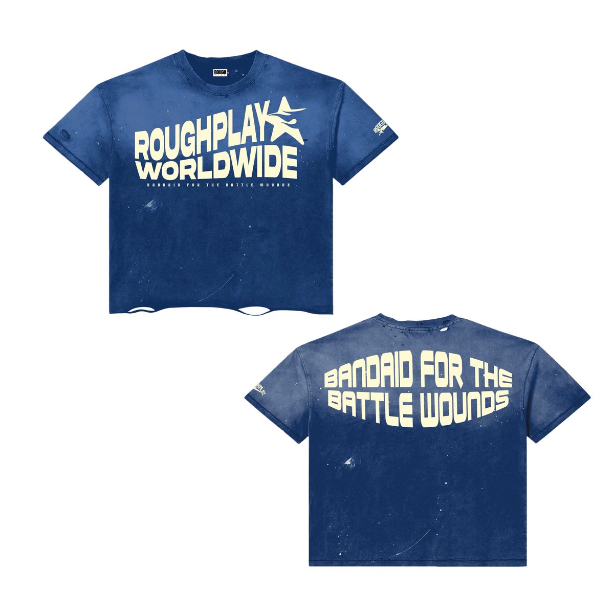 RoughPlay ROYAL/TAN T-SHIRT