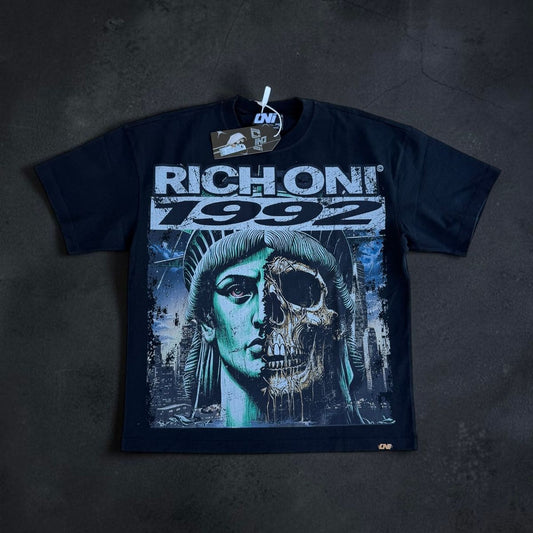 Rich Oni Graphic Tee Liberty skull