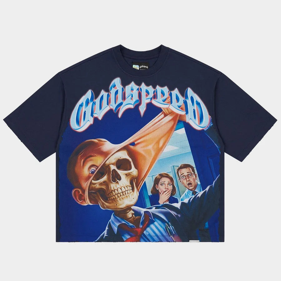 Godspeed-Mask-Off-T-Shirt-Navy