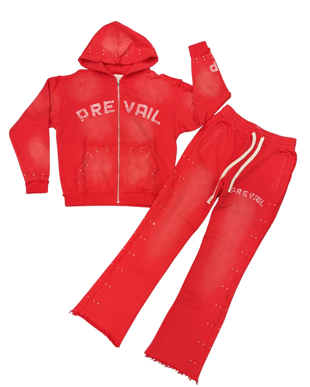 Legends Prevail RHINESTONE SUIT - RED