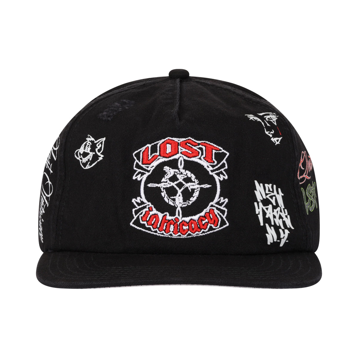 Lost Intricacy Red Midnight Empire Cap