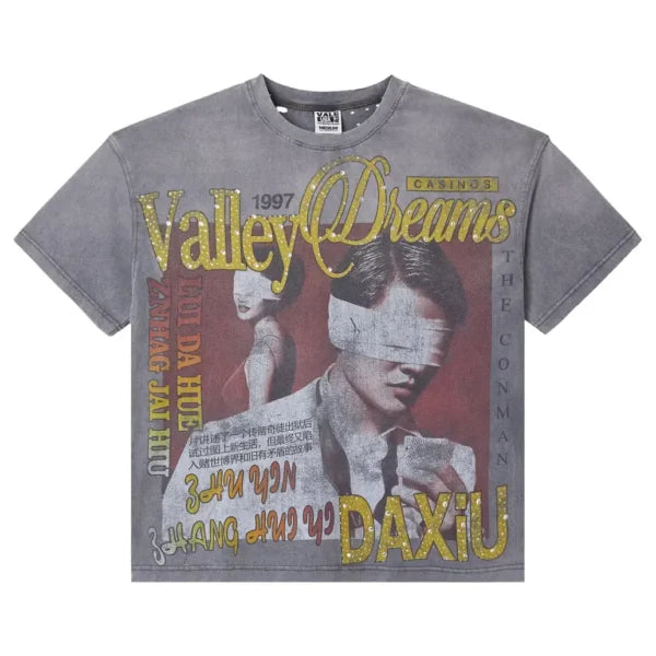 Vale Forever Valley Dreams Daxiu T-shirt shirt grey