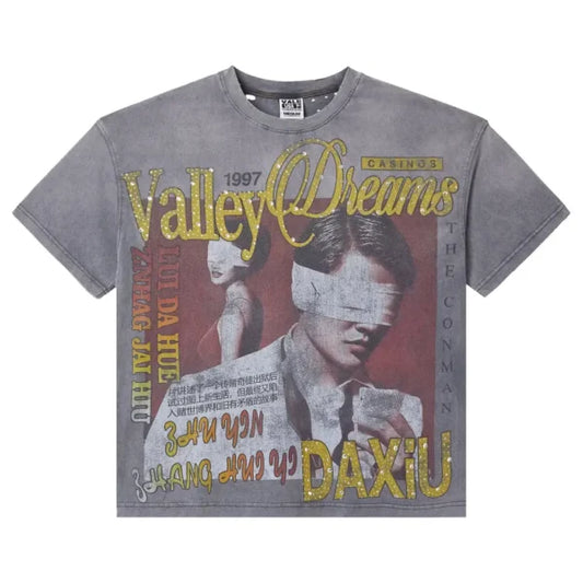 Vale Forever Valley Dreams Daxiu T-shirt shirt grey