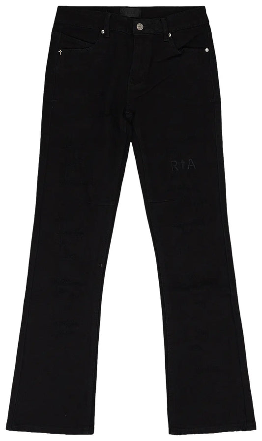 RTA Scratched Jeans 'Black Scratched'