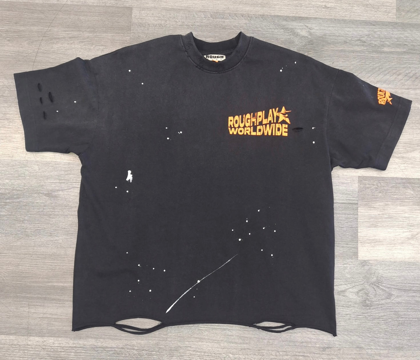 Rough Play Small Logo Vintage black/Orange
