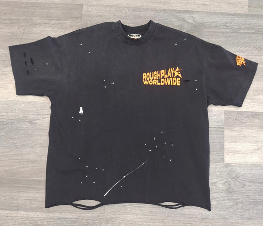 Rough Play Small Logo Vintage black/Orange