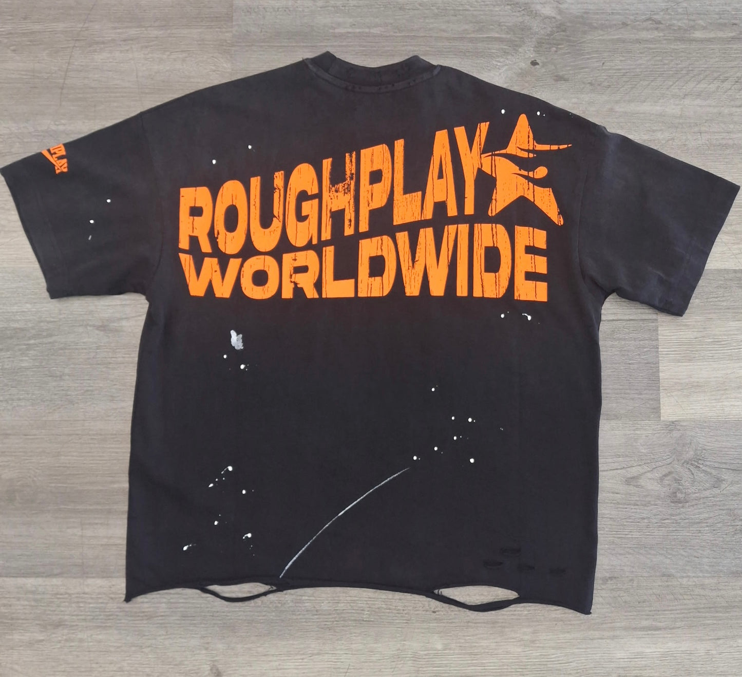 Rough Play Small Logo Vintage black/Orange