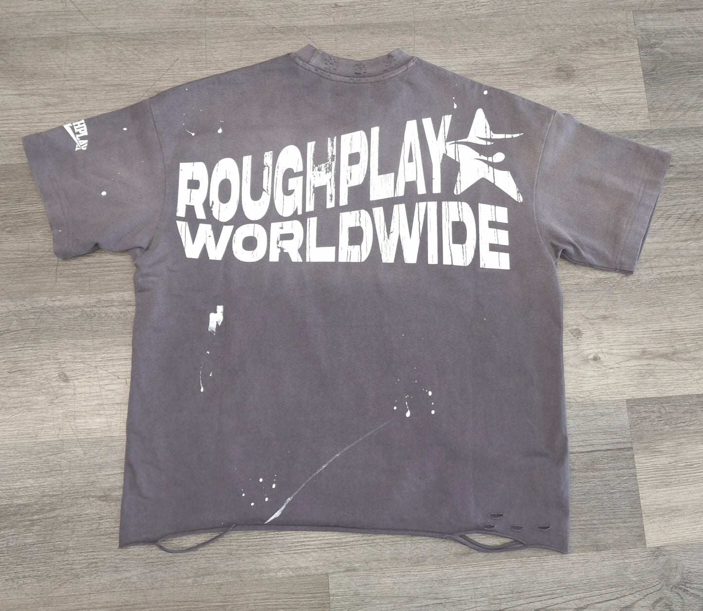 Rough Play Small Logo Vintage Grey/White