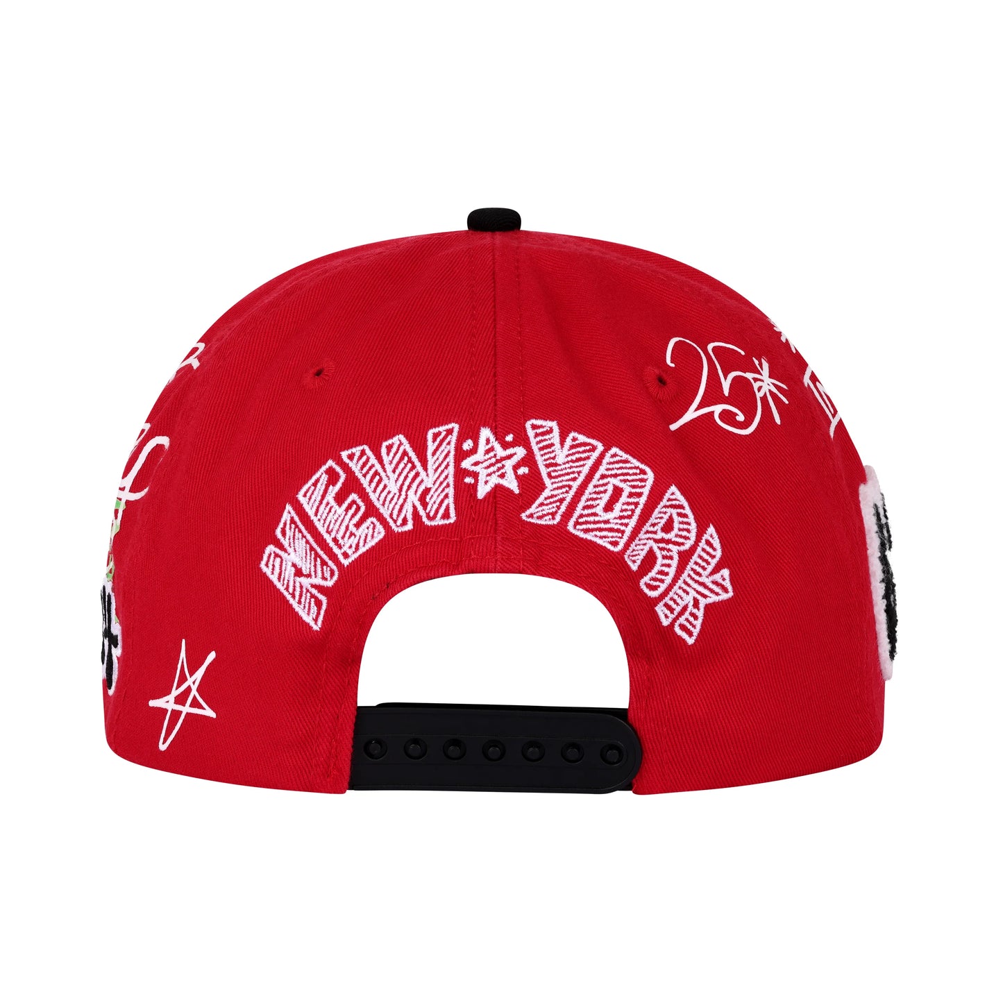 Lost Intricacy Red NY Canvas Cap