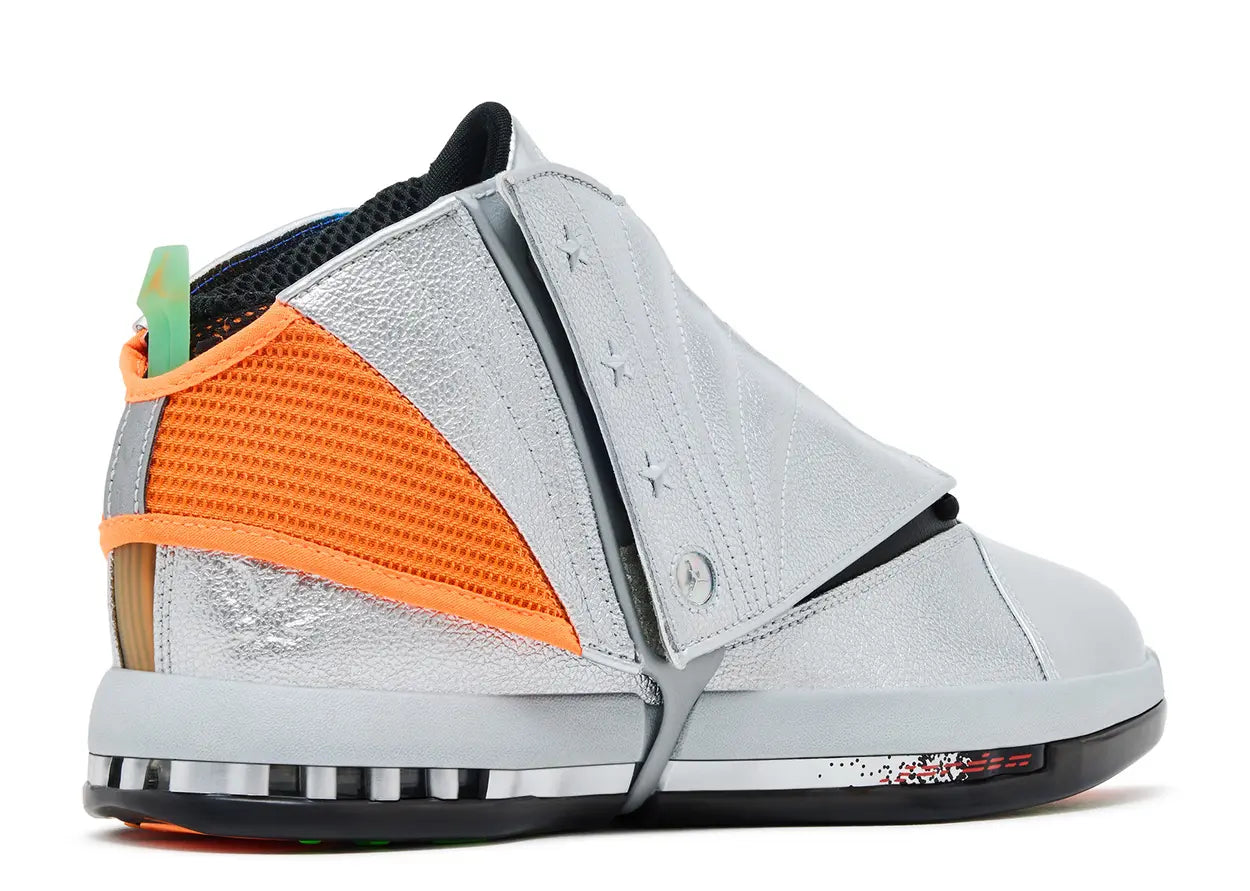 Free The Youth x Jordan 16 Retro OG 'Metallic Silver'