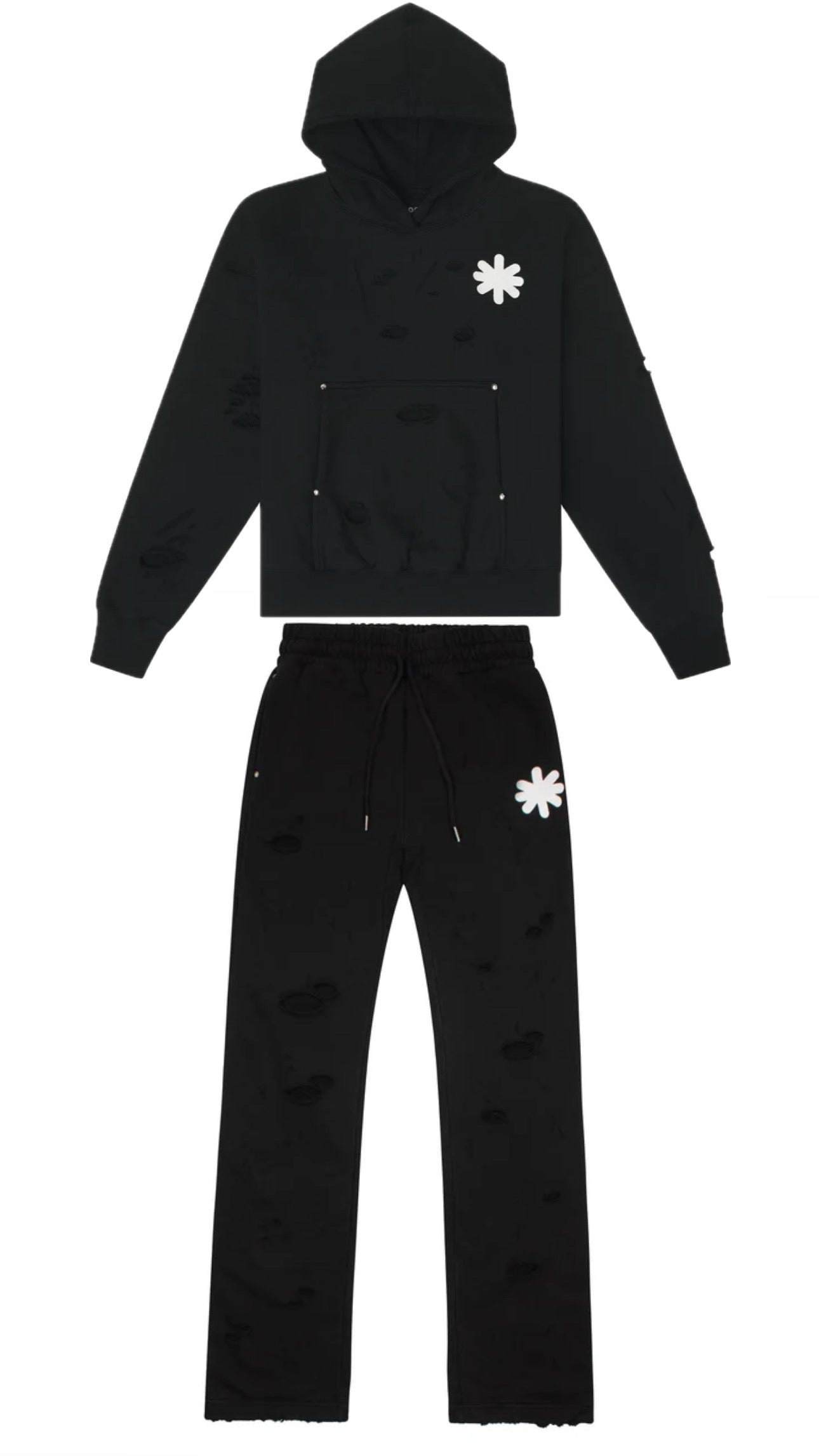 Lost Shadows Dstry Double Layered Logo Sweatsuit