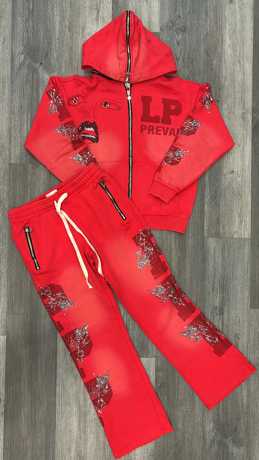 Legends Prevail No Fear Sweatsuit (RED)