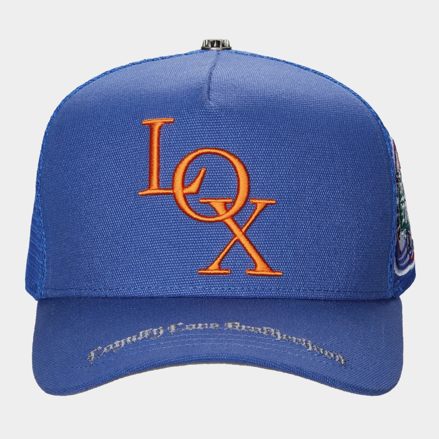 GODSPEED X The Legacy LOX Trucker Hat (Blue/Orange)