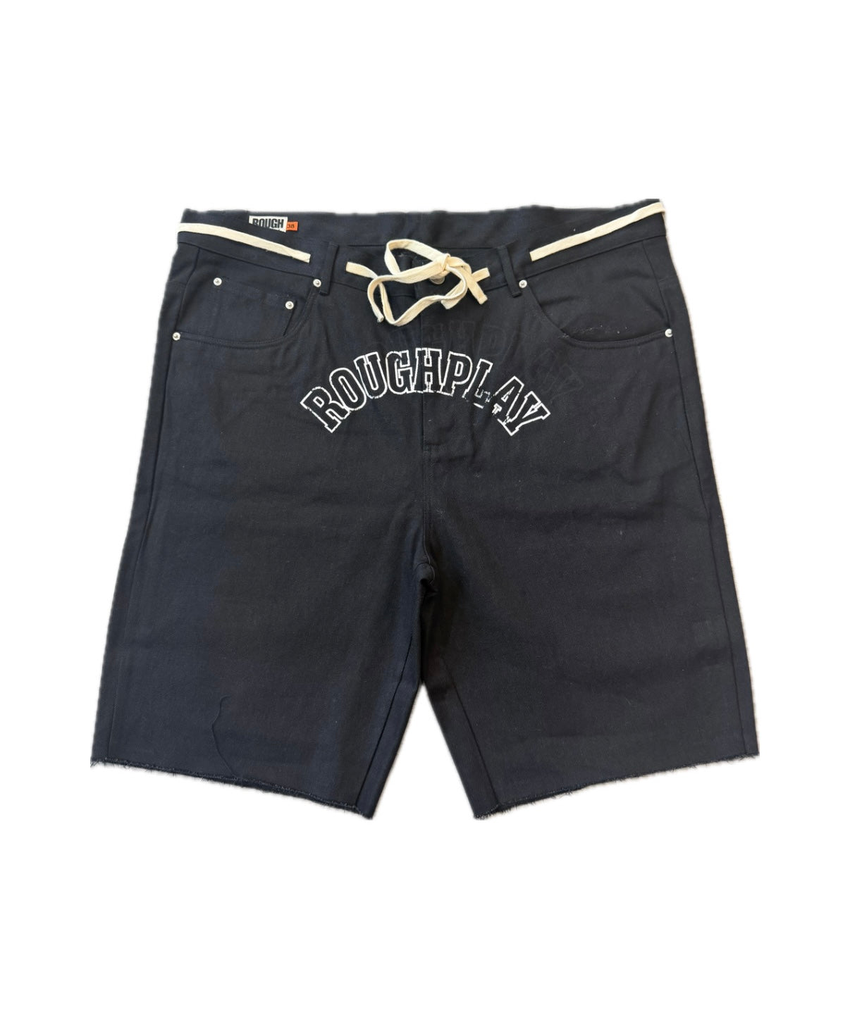 ROUGHPLAY DENIM SHORTS Black