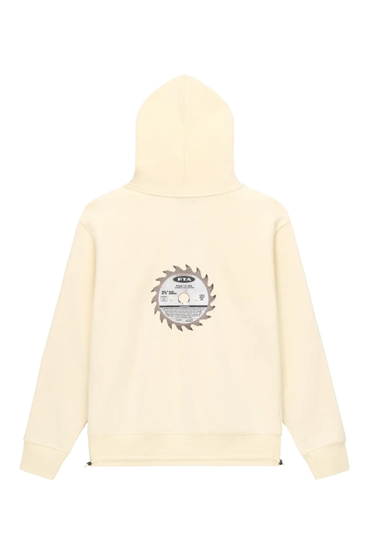 RTA Jordan Raw Sand Digger Oversize Graphic Hoodie