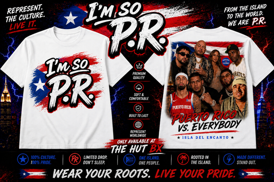 I’m so PR icons tee white