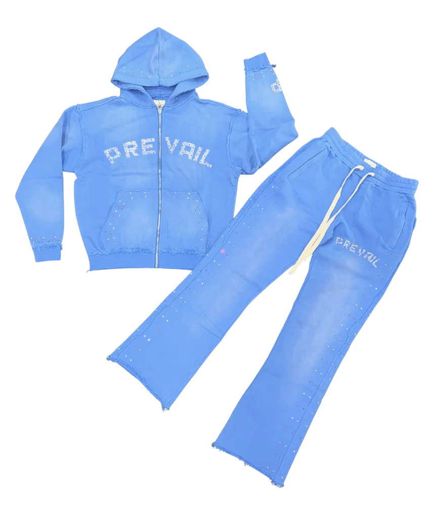 Legends Prevail RHINESTONE SUIT - ICEY BLUE