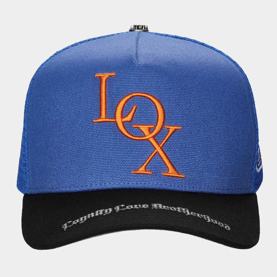 GODSPEED X The Legacy LOX Trucker Hat (Blue/Black/Orange)