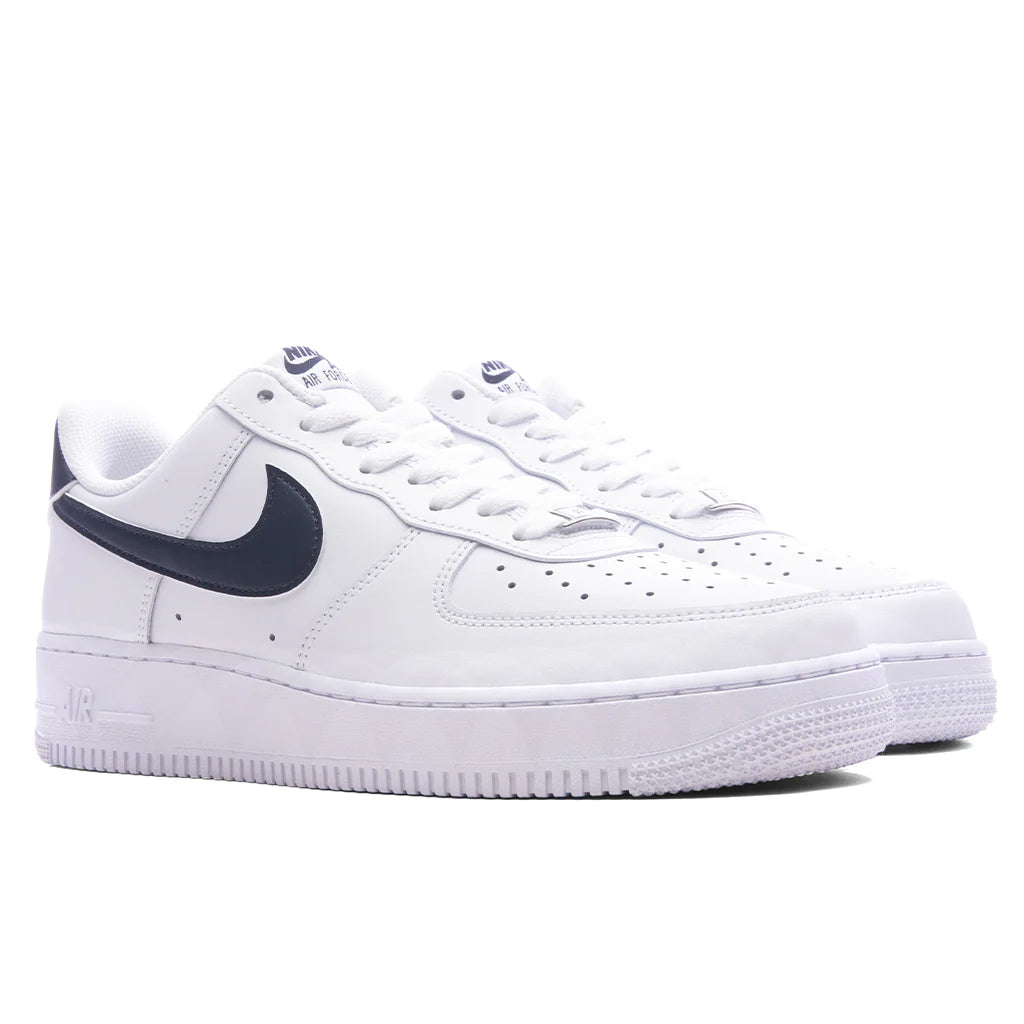 NIKE AIR FORCE 1 '07 - WHITE/COLLEGE NAVY