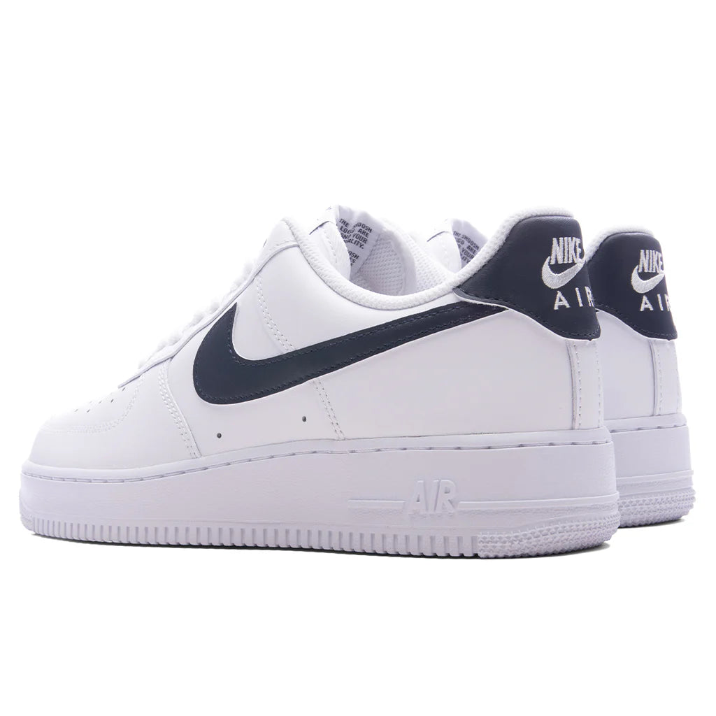 NIKE AIR FORCE 1 '07 - WHITE/COLLEGE NAVY