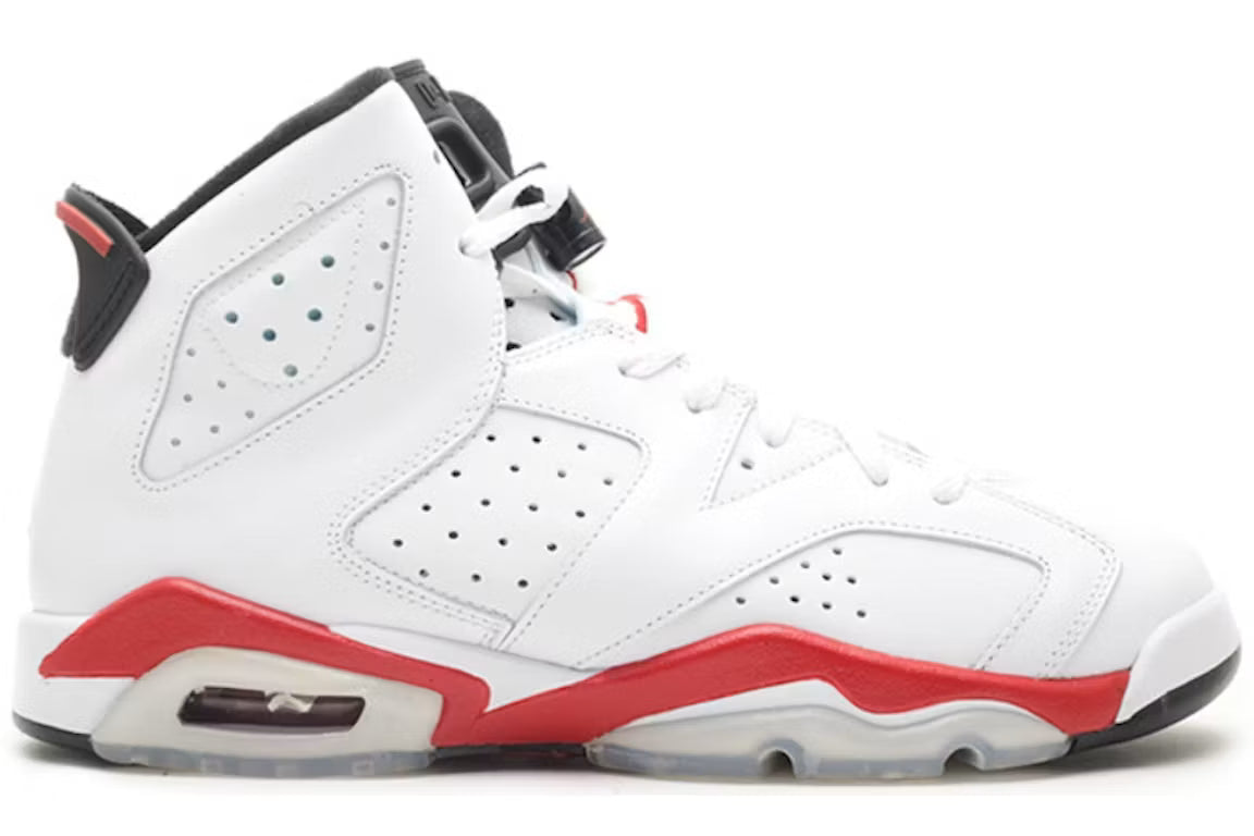 Jordan 6 Retro White Varsity Red